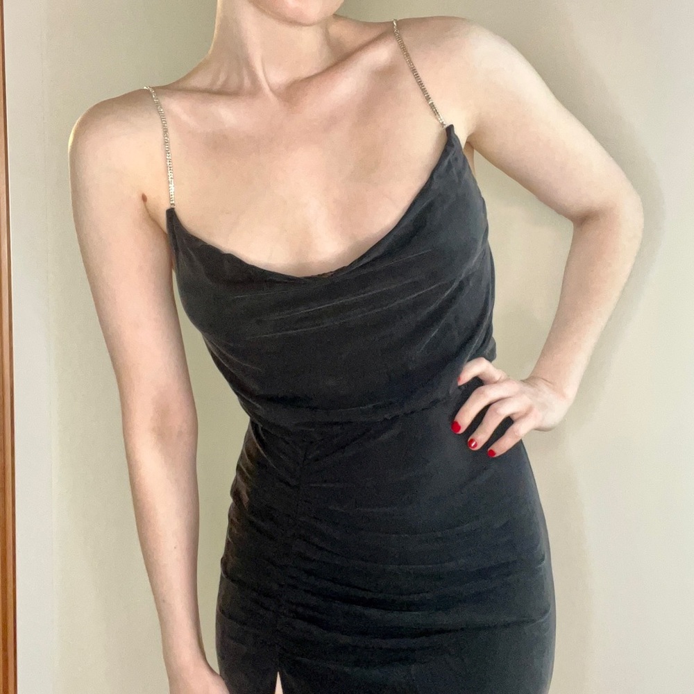 REVE RICHE Danika Dress in Black size 36 BRAND NEW